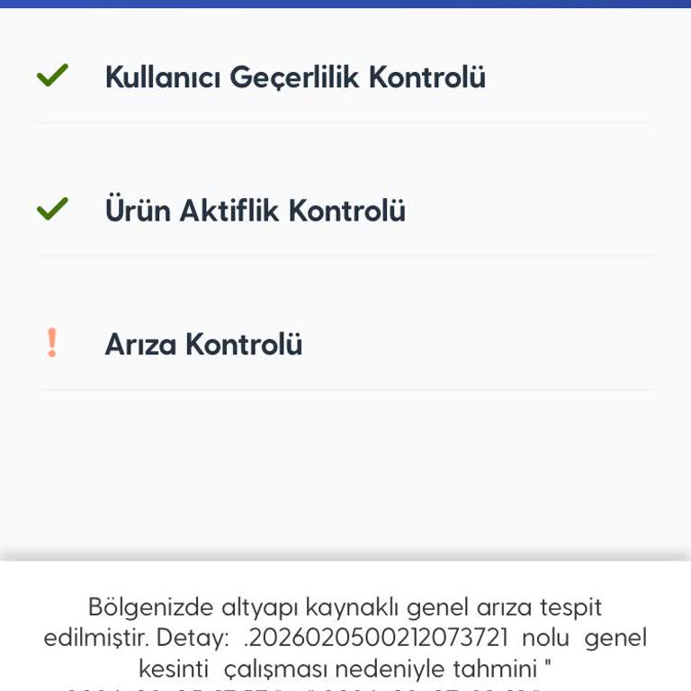 Bireysel Modem Arızasına Acil Teknik Servis Talebi