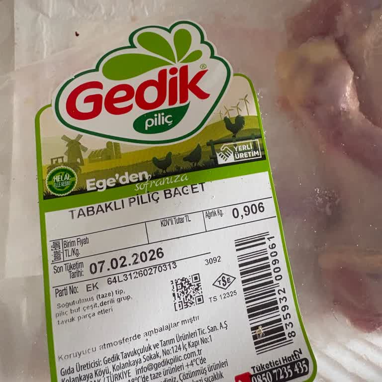 Son Kullanma Tarihi Yaklaşan Bozuk Tavuk Baget İçin İade Ve İnceleme Talebi