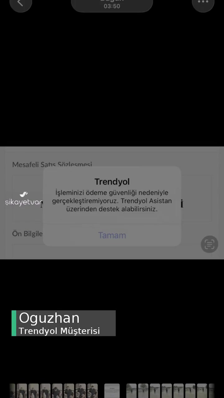 Trendyol Sipariş Yapamıyorum videonun kapak resmi