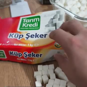Tarım Kredi Tedarik Ve Üretim Küp Şeker Üstü Boya Gibi!