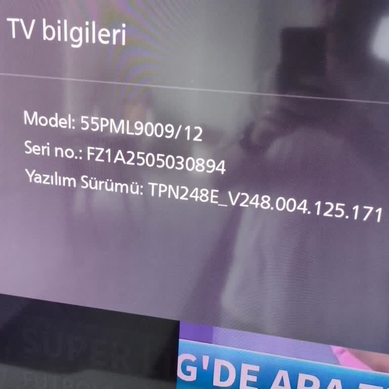 Philips Televizyonda Tod Uygulamasında Maç İzlerken Hata