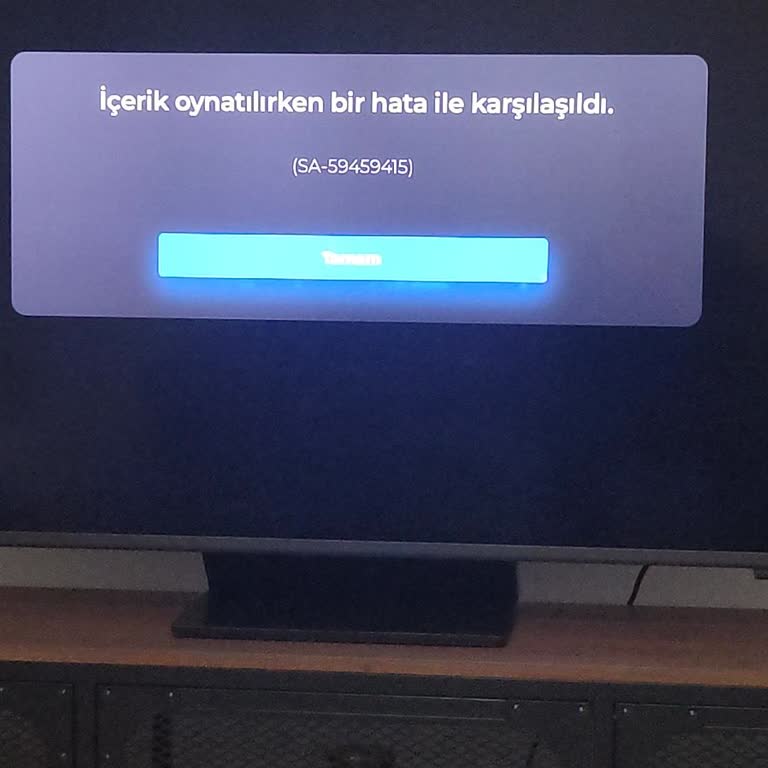 Philips Titan OS TV'de TOD Uygulamasında SA-59459415 Hatası Ve Müşteri Hizmetine Ulaşamama