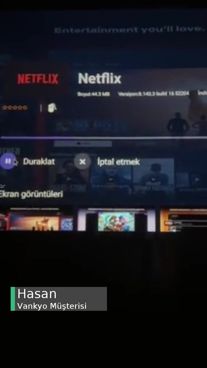 Vankyo 495 Netflix Yüklenmiyor videonun kapak resmi