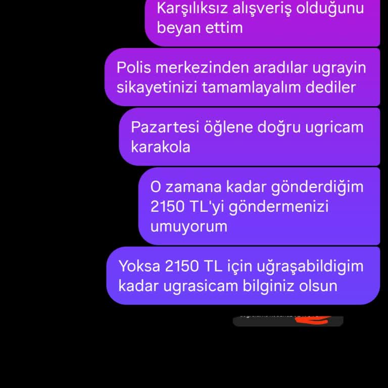 Sahte Instagram Siparişi Ve İade Talebi