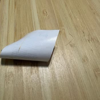 Bambu Tepside Kıymık Sorunu: Etiket Çıkarma Sonrası Hayal Kırıklığı