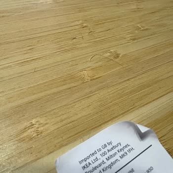 Bambu Tepside Kıymık Sorunu: Etiket Çıkarma Sonrası Hayal Kırıklığı