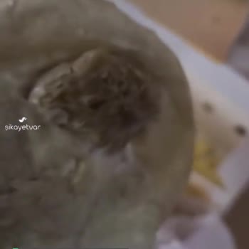 Burger King Hamburgerin İçine Çürük Marul Koyulması