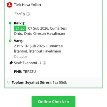 Giresun Havalimanı Uçuş İptali Ve Gecikmesi Nedeniyle Maddi Ve Manevi Tazminat Talebi