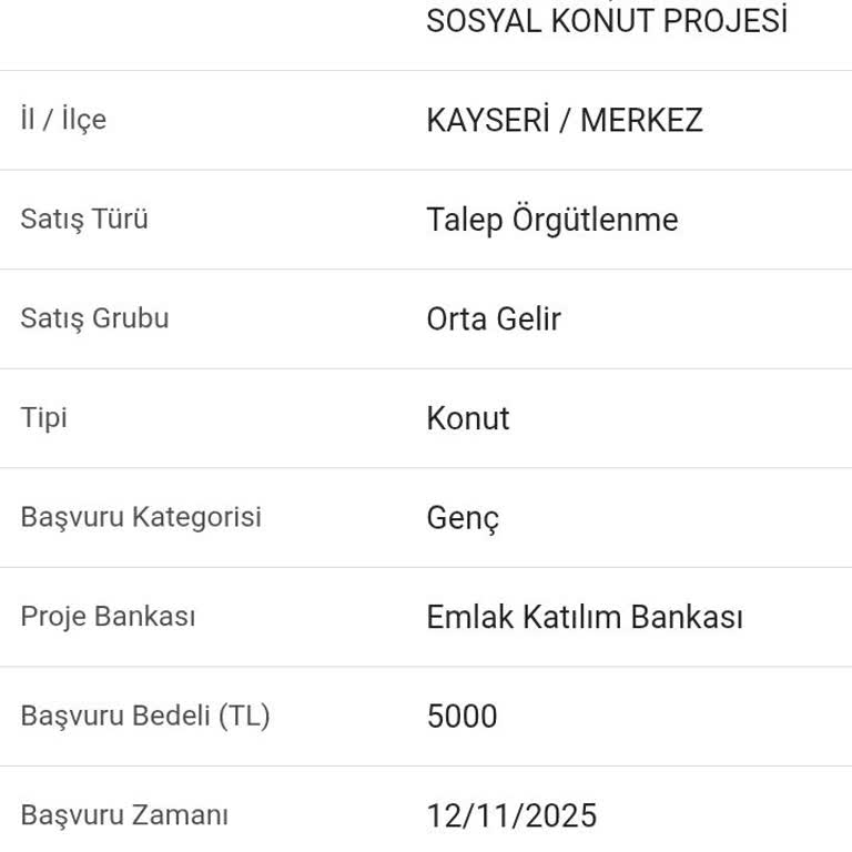 TOKİ 5.000 TL Başvuru Ücreti İadesi Hesaba Yansımıyor