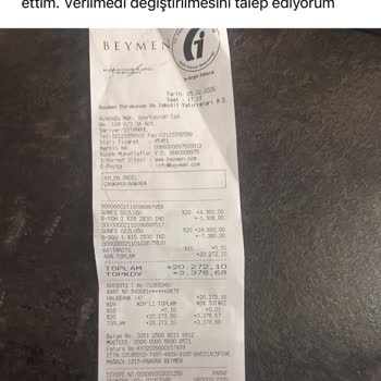 Beymen Panora’da Gözlük Değişimi Ve Hediye Kartı Talebinin Reddedilmesi