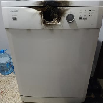 Arçelik Bulaşık Makinesinin Kontrol Paneli Alev Aldı