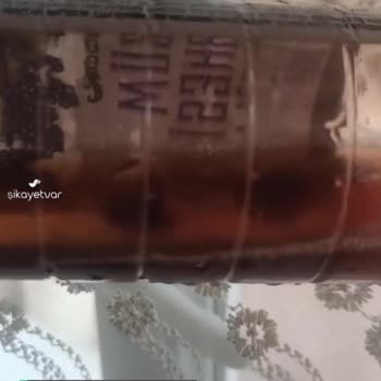 BİM'den Almış Olduğum Fıçı Marka Üzüm Sirkesinin İçinden Çıkan Cisim!