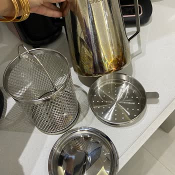 Karaca Züccaciye Kızartma Potu Dış Yüzeyinde Yanma Oluştu