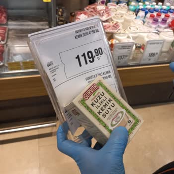 Migros’ta Gurvita Kuzu İlikli Kemik Suyu Etiket Ve Kasa Fiyatı Arasındaki 40 TL Fark