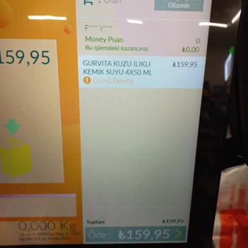 Migros’ta Gurvita Kuzu İlikli Kemik Suyu Etiket Ve Kasa Fiyatı Arasındaki 40 TL Fark