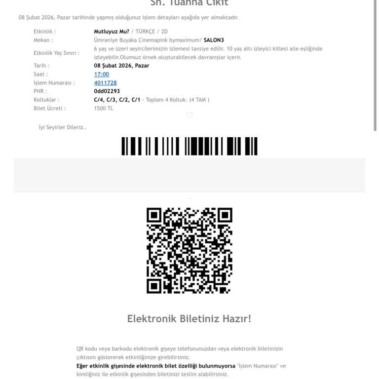 Buyaka Cinema Pink'te Düşük Parlaklık Ve Ses Sorunu, Personel İlgisizliği