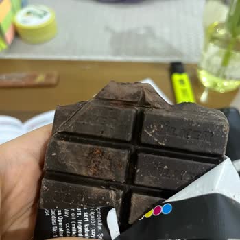 Ülker Kuvertür Bitter Çikolatanın Renk Ve Tat Bozukluğu