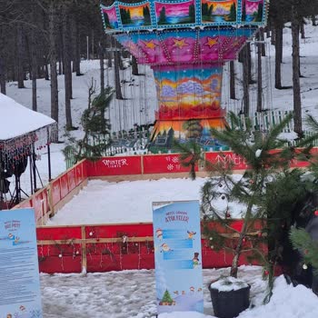 Nefes Orman Buz Pisti Kar Temizliği Yok, Çocuklar Pateni Yapamadı, Hayvanlar Kötü Koşullarda