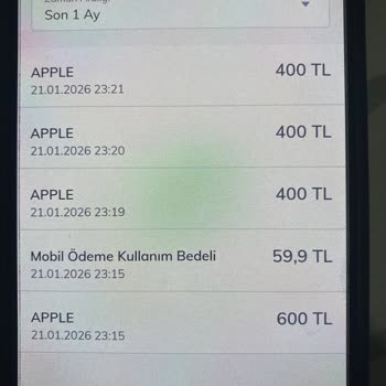Faturamda Yetkisiz App Store Harcamaları İçin 1.800 TL İade Ve Güvenlik İncelemesi