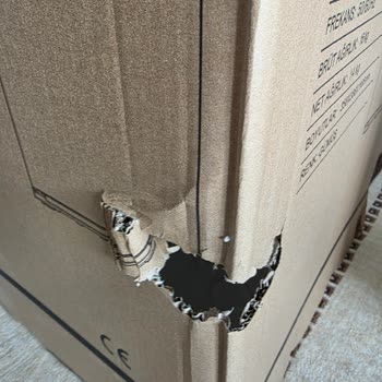 İdefix Teslim Anında Çizik Bulunan Bosch Su Sebili İçin İade Veya Değişim Talebi