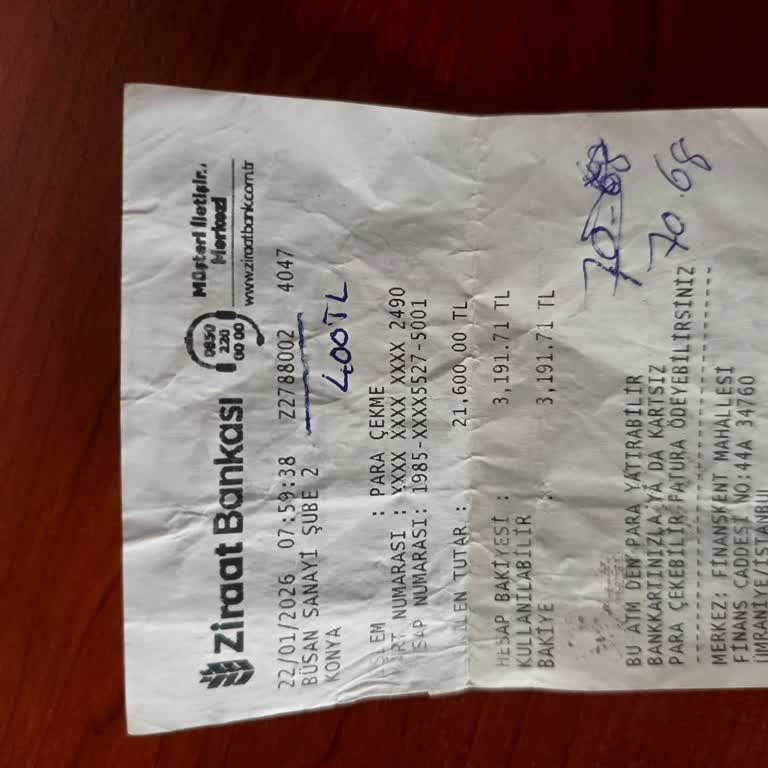 ATM'den Eksik Verilen 400 TL İçin İade Talebi Ve Mağduriyet Şikayeti