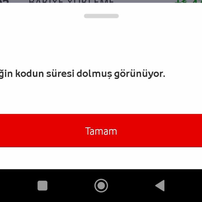 Premium Üyelik 100 TL Hediye Kodu Vodafone Pay'da Süresi Dolmuş Hatası