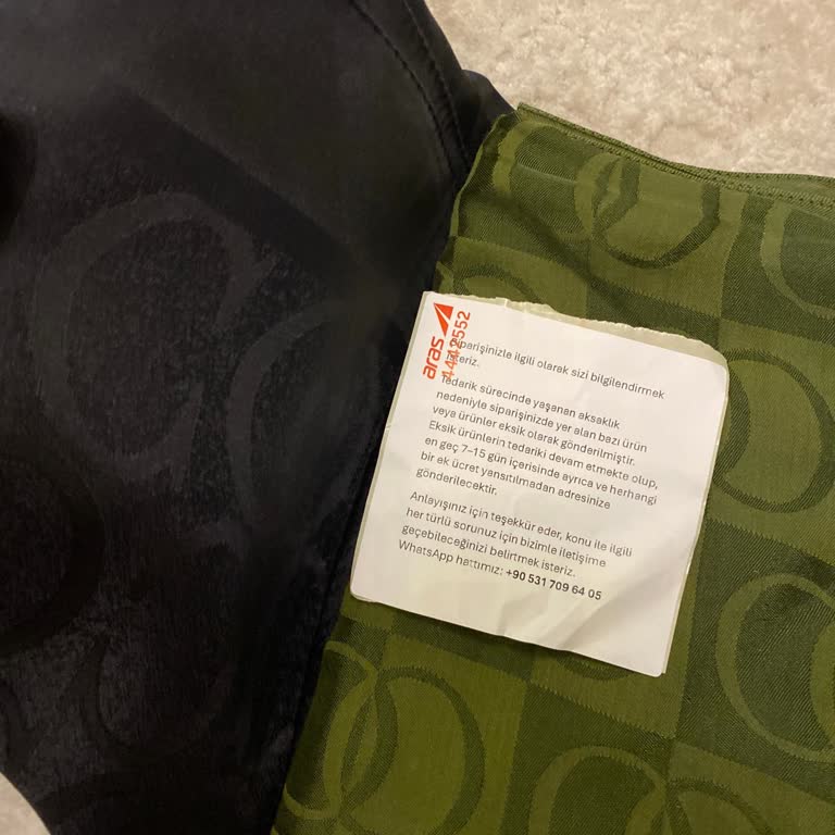 Organic Scarfs Eksik Ve Yanlış Şal Gönderimi Üzerine İade Ve Değişim Talebi