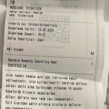 Pandora Bileklik İki Ayda Karardı Değişim Talebi