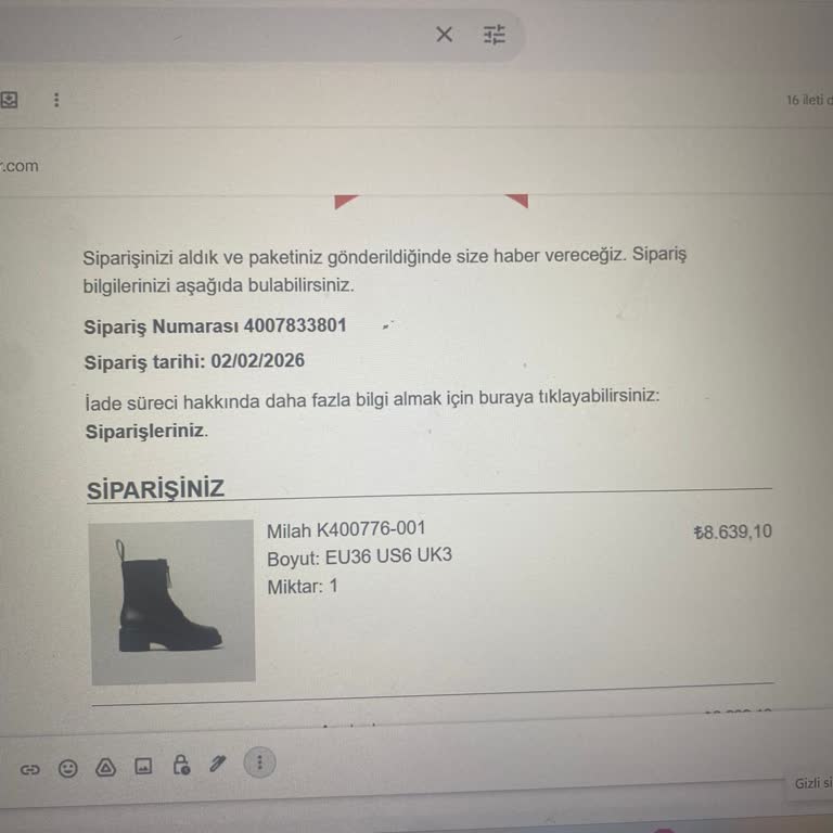 Siparişimin Bildirimsiz İptali Ve Müşteri Hizmetlerine Ulaşamama