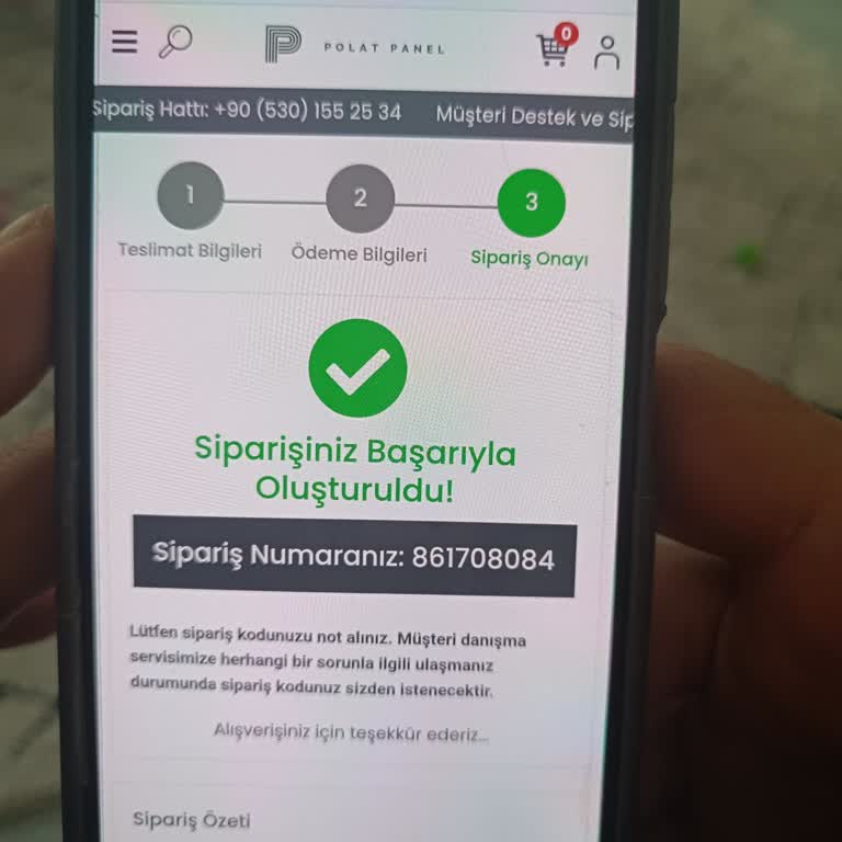 Polat Panel Siparişim Hazırlanıyor Kaldı, İletişim Yok Ve İade Talebi