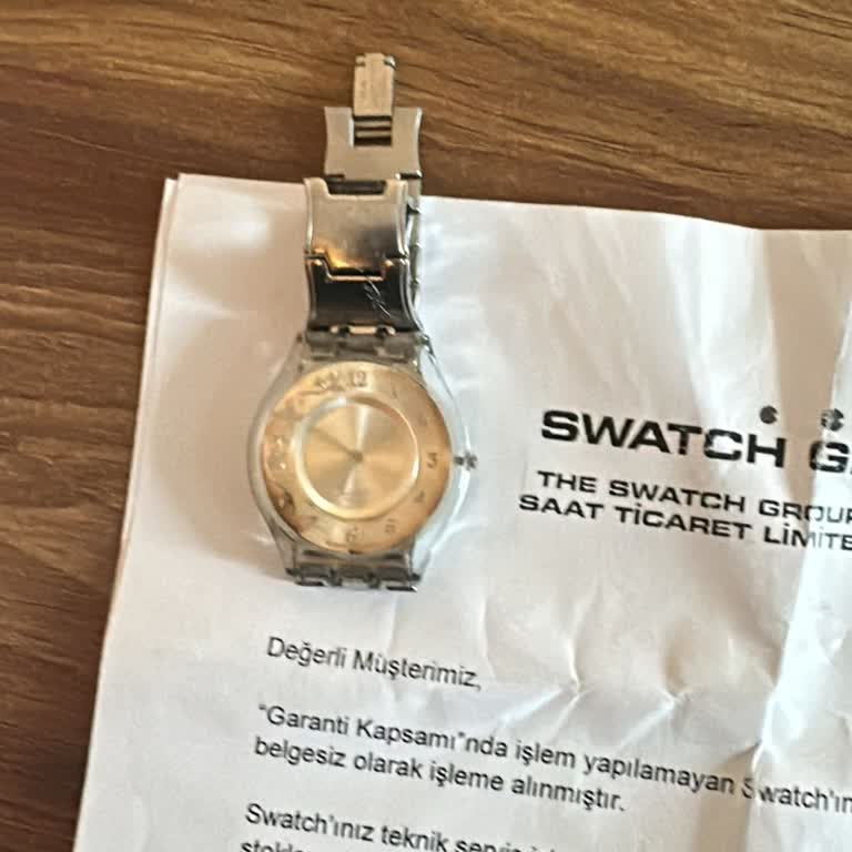 Swatch Satışta Olan Modelin Tamiri İçin Yedek Parça Yok, Müşteri Mağdur