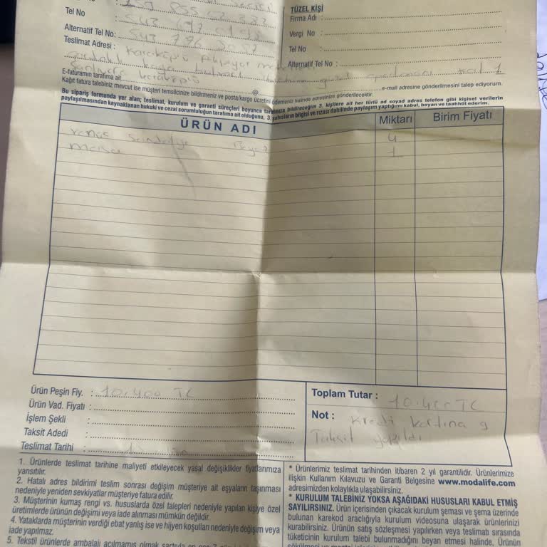 Modalife Mobilya'dan Teslimat Gecikmesi, İletişimsizlik Ve Saygısız Davranış