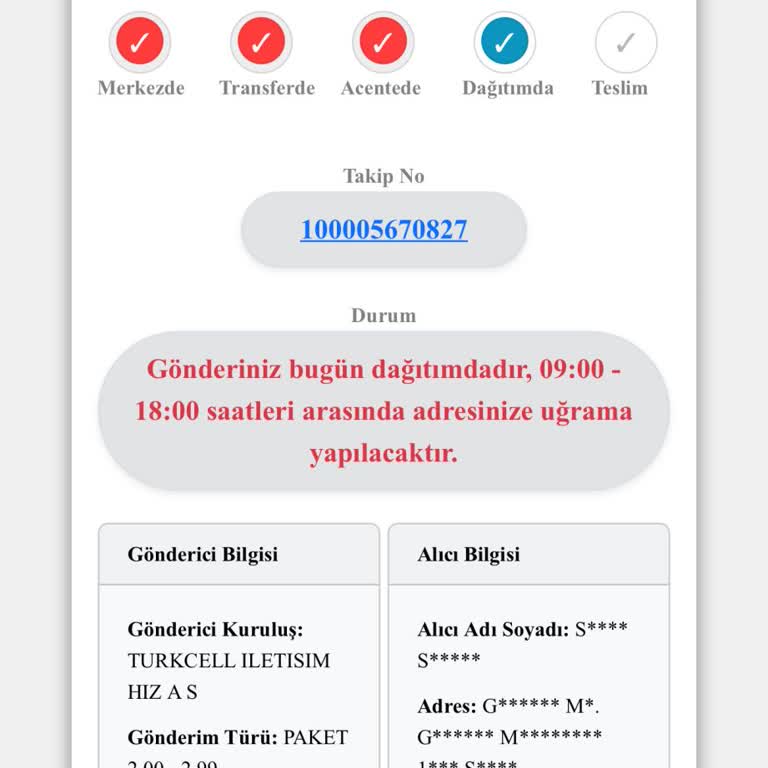 Kuryenet Teslimatında Uzun Gecikme Ve İletişim Eksikliği