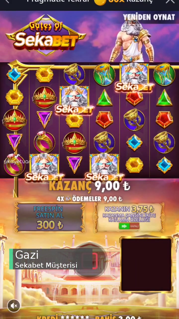 Sekabet Oyunda Çarpan Yakalamaması Ve Kazanç Sağlamaması! videonun kapak resmi