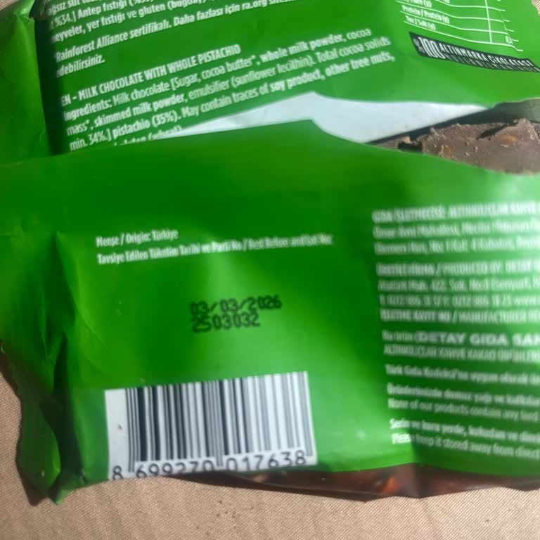 Kahve Dünyası Tambol Fıstıklı Çikolatanın Sürekli Bozuk Çıkması Ve Değişim Talebi