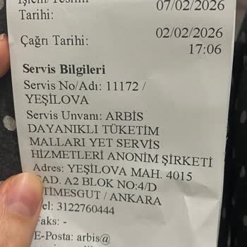 Arçelik Tost Makinesinde Yangın, Kötü Servis Ve Ücret İadesi Talebi