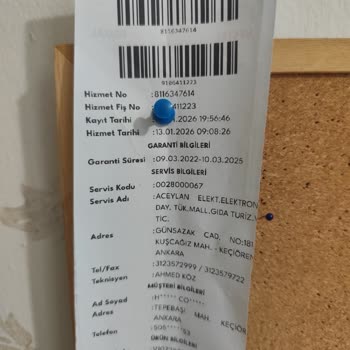 Vestel Buzdolabı Servis Hataları Ve Ücretli LED Değişimi Nedeniyle Mağduriyet