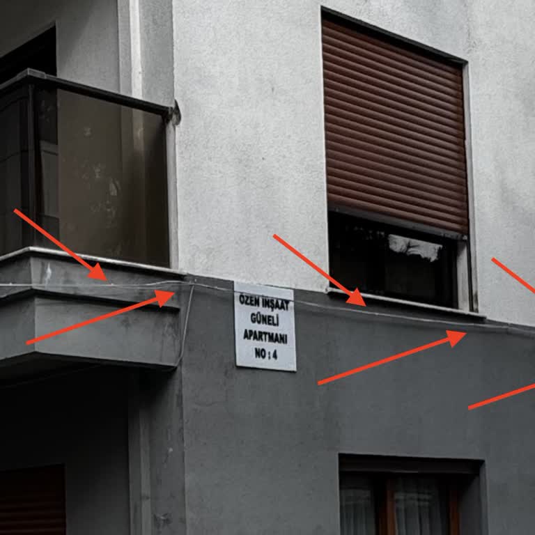 İzinsiz Kablo Çekimi Sebebiyle Dış Cephe Zararının Tamiri