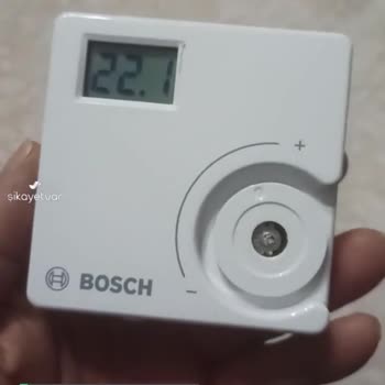 Bosch Kombi Kumanda Düğmesi Kırıldı Ve Garanti Değişimi Yapılmıyor