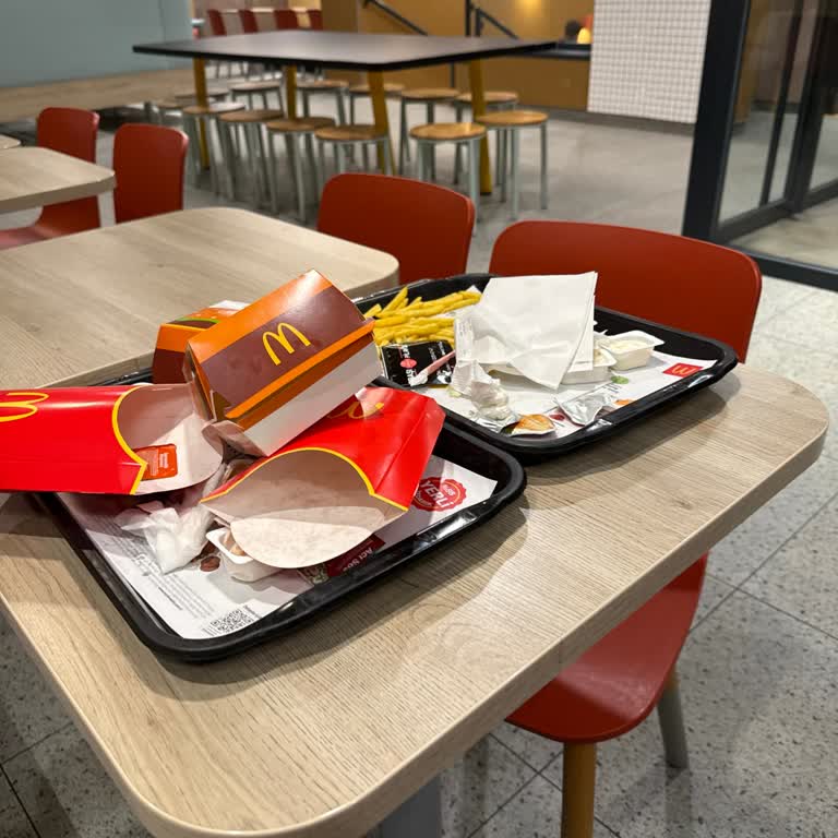 Bursa Geçit McDonald's’ta Kirli Masalar Ve Saygısız Personel