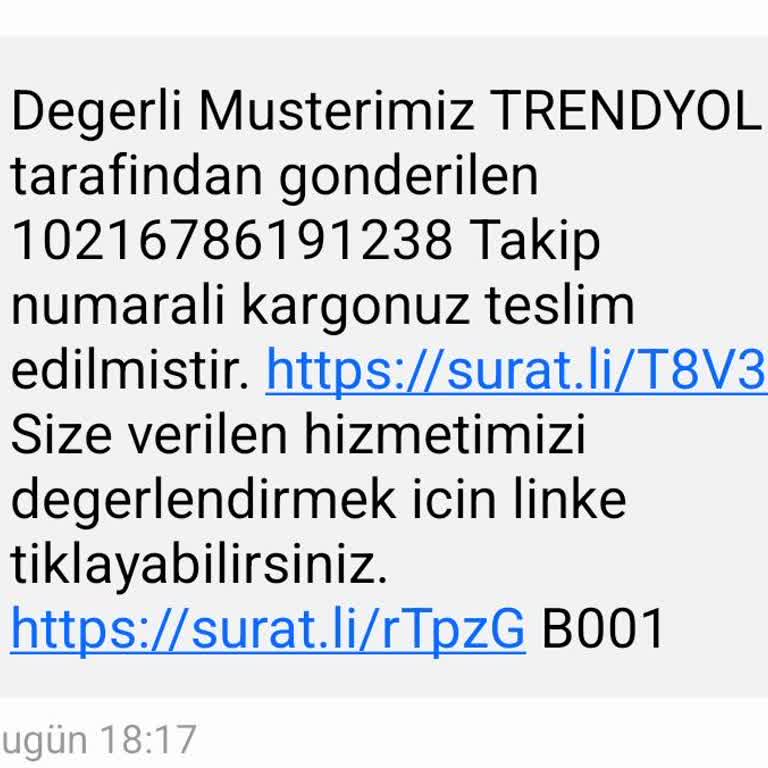 Teslim Edilmediği Pakete 'Teslim Edildi' SMS Bildirimi