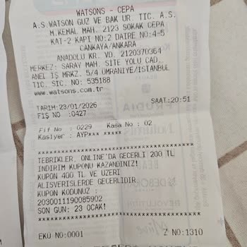 200 TL İndirim Kuponum Sistem Sorunu Nedeniyle Kullanılamadı