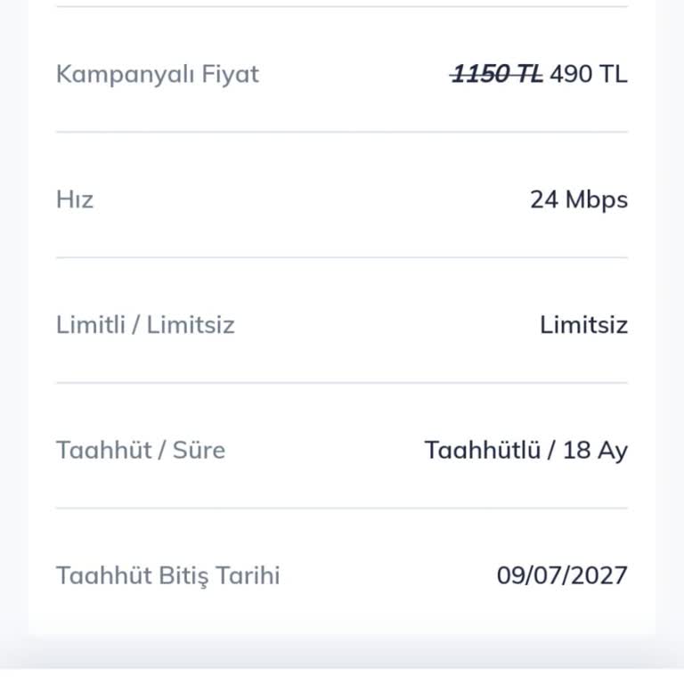 Türk Telekom 24 Mbps İnternet Fiyat Artışıyla 540 TL Teklifine Karşı Rekabetçi Teklif Talebi