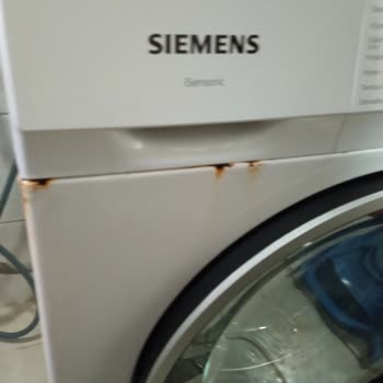 Siemens Çamaşır Makinesinde Kısa Sürede Paslanma Ve Çürüme, Servis İlgisizliği