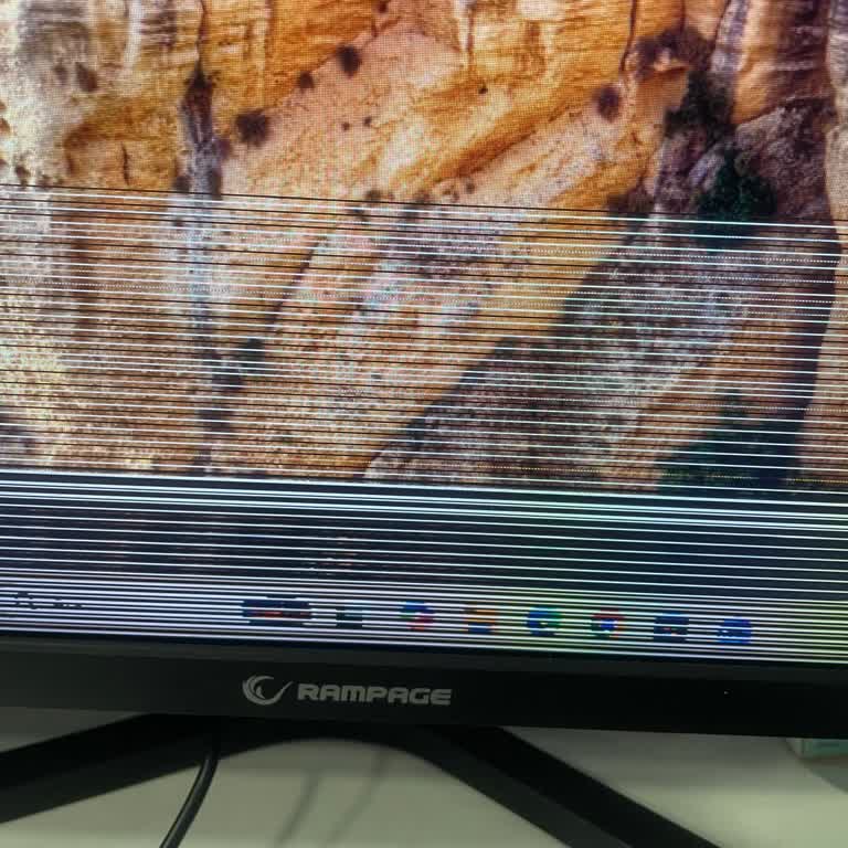 Rampage 27 İnç Monitörde Garanti Sonrası Tekrarlayan Ekran Çizgileri