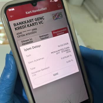 İzinsiz 11.070 TL Harcama Ve Kart İptali Talebi