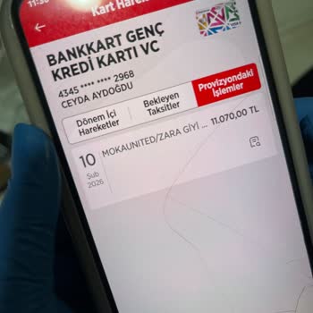 İzinsiz 11.070 TL Harcama Ve Kart İptali Talebi