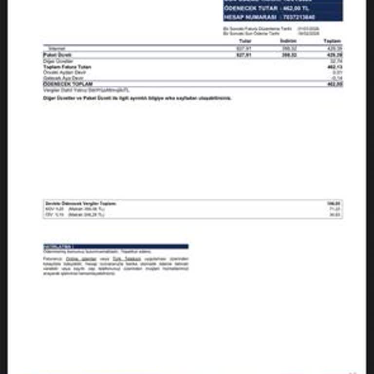 İade Edilen Modeme Hatalı 1.650 TL Ücret Faturası