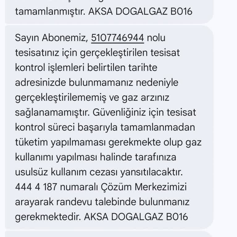 Aksa Gaz’ın Evde Yok Deyip Doğalgazı Açmaması Ve Soğukta Mağduriyet