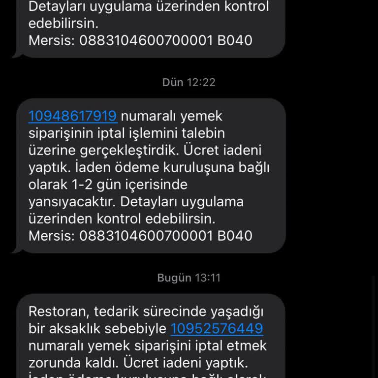 Burger King Esentepe Milkshake Siparişlerim Neden Sürekli İptal Ediliyor?